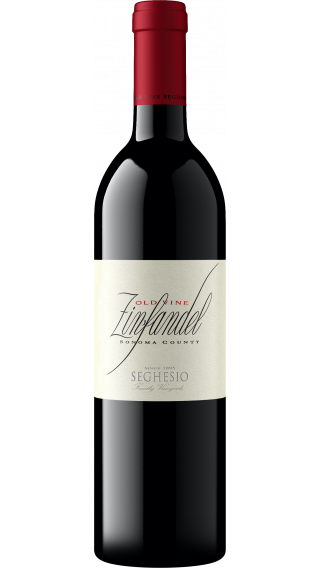 Bottle of Seghesio Old Vine Zinfandel 2017 wine 750 ml