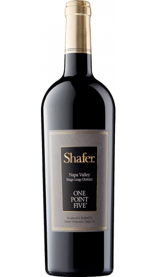 Bottle of Shafer One Point Five Cabernet Sauvignon 2019 wine 750 ml