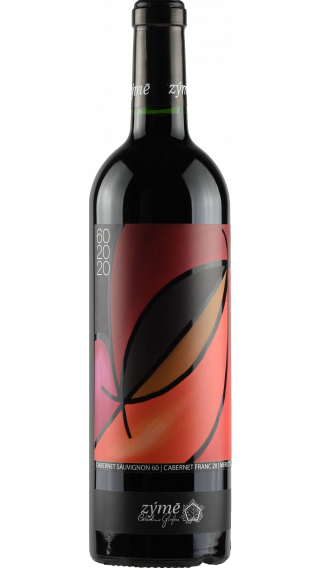 Bottle of Zyme 60 20 20 Cabernet 2015 wine 750 ml