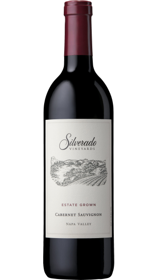 Bottle of Silverado Cabernet Sauvignon 2018 wine 750 ml