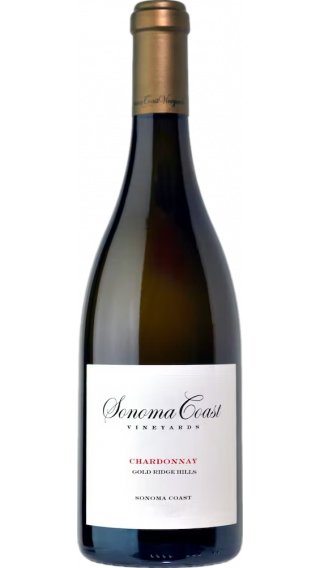 Bottle of Sonoma Coast Vineyards SCV Gold Ridge Hills Chardonnay 2020 wine 750 ml