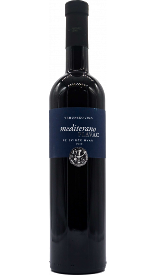 Bottle of Svirce Plavac Mediterano 2013 wine 750 ml