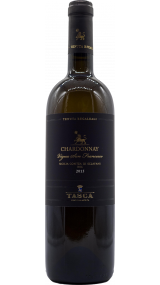 Bottle of Tasca d'Almerita Tenuta Regaleali Chardonnay 2016 wine 750 ml