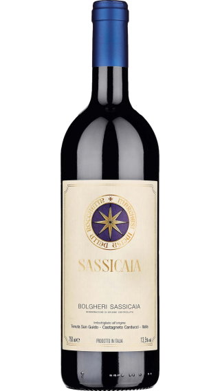 Bottle of Tenuta San Guido Sassicaia 2020 wine 750 ml