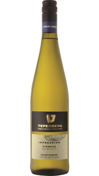 Bottle of Teperberg Impression Gewurztraminer 2021 wine 750 ml