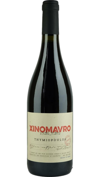Bottle of Thymiopoulos Young Vines Xinomavro 2022 wine 750 ml