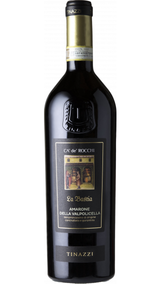 Bottle of Tinazzi Ca de Rocchi Amarone della Valpolicella La Bastia 2016 wine 750 ml