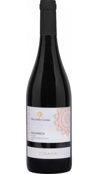 Bottle of Tinazzi Duca delle Corone Aglianico 2022 wine 750 ml