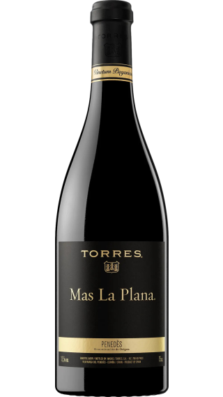 Bottle of Torres Mas La Plana Cabernet Sauvignon 2018 wine 750 ml