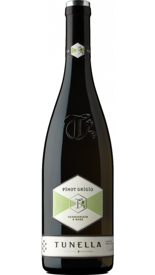Bottle of Tunella Pinot Grigio 2020 wine 750 ml