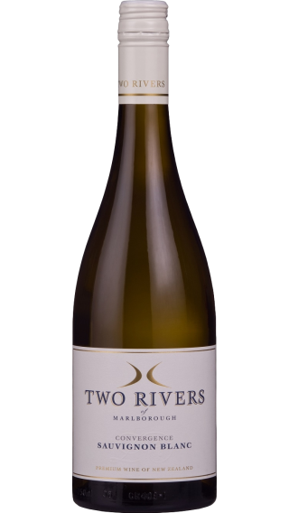 Bottle of Two Rivers Convergence Sauvignon Blanc 2023 wine 750 ml