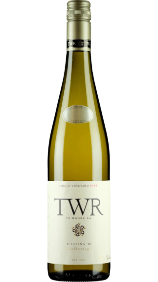 Bottle of TWR Te Whare Ra Riesling M 2021 wine 750 ml