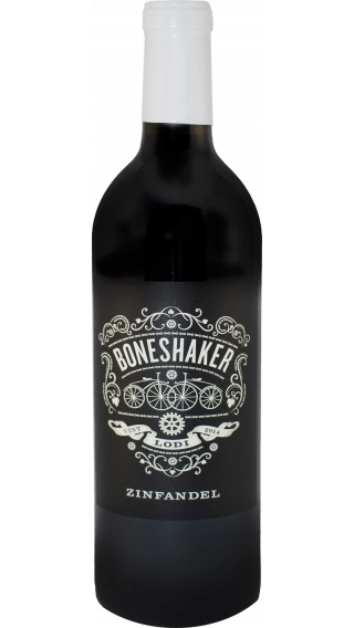Bottle of Boneshaker Zinfandel 2014 wine 750 ml