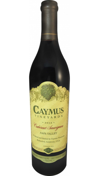 Bottle of Caymus Cabernet Sauvignon 2013 wine 750 ml