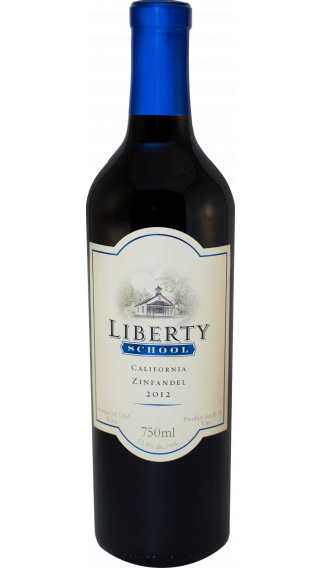 Bottle of Liberty School Zinfandel 2012 wine 750 ml