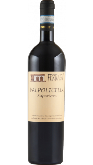 Bottle of Ferragu Valpolicella Superiore 2016 wine 750 ml