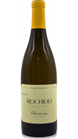 Bottle of Rochioli Estate Chardonnay 2012 wine 750 ml