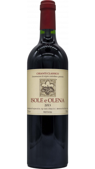Bottle of Isole e Olena Chianti Classico 2013 wine 750 ml