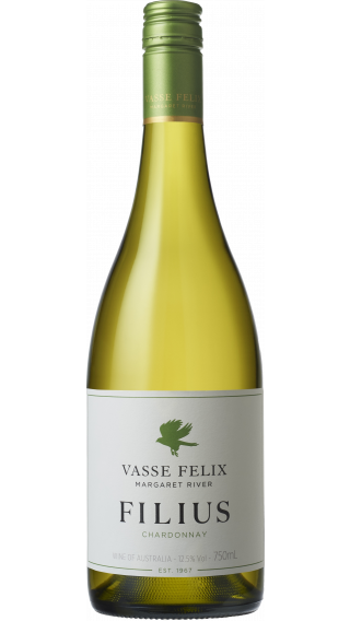 Bottle of Vasse Felix Filius Chardonnay 2018 wine 750 ml