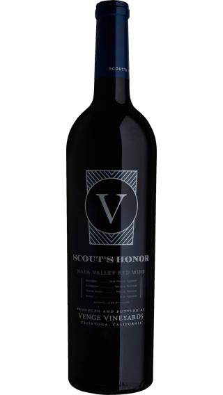 Bottle of Venge Vineyards Scout's Honor Proprietary Red 2021 wine 750 ml