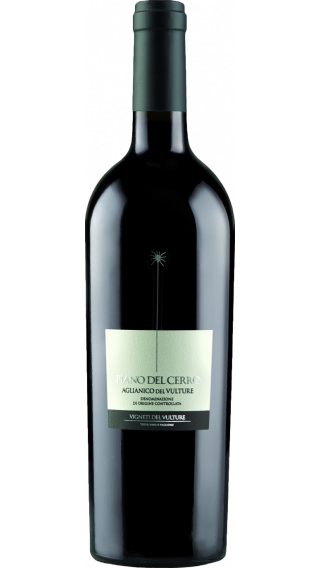 Bottle of Vigneti del Vulture Piano del Cerro Aglianico 2015 wine 750 ml