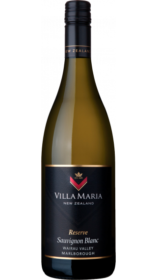 Bottle of Villa Maria Wairau Valley Reserve Sauvignon Blanc 2021 wine 750 ml