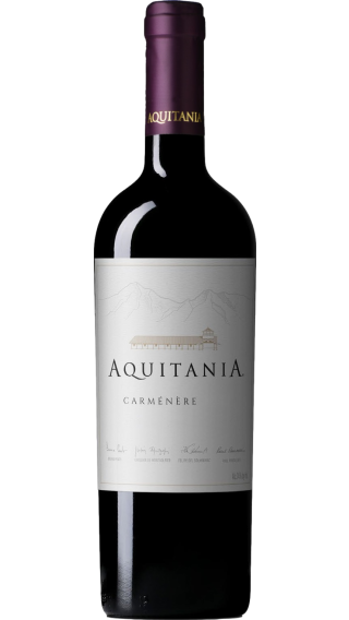Bottle of Vina Aquitania Carmenere Reserva 2021 wine 750 ml