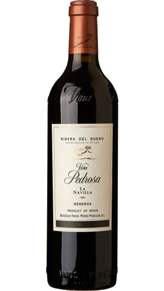 Bottle of Vina Pedrosa La Navilla Reserva 2018 wine 750 ml