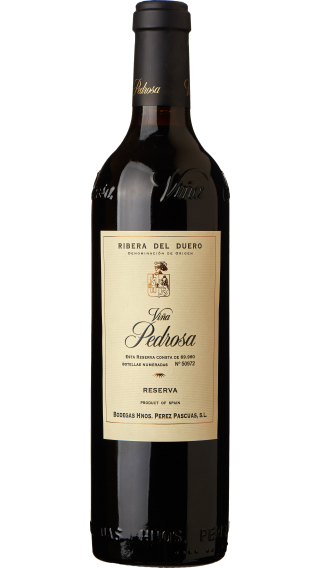 Bottle of Vina Pedrosa Reserva 2018 wine 750 ml