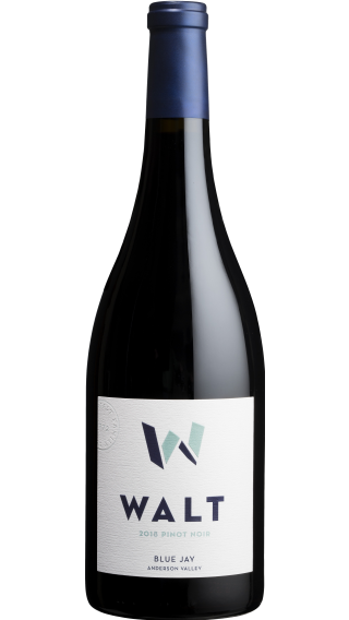 Bottle of Walt Blue Jay Pinot Noir 2019 wine 750 ml