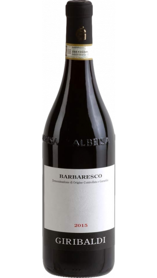 Bottle of Mario Giribaldi Barbaresco 2015 wine 750 ml