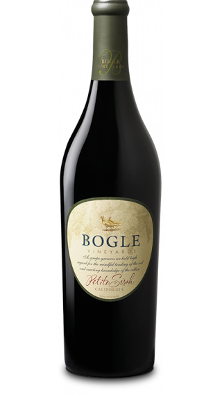Bottle of Bogle Petite Sirah 2017 wine 750 ml