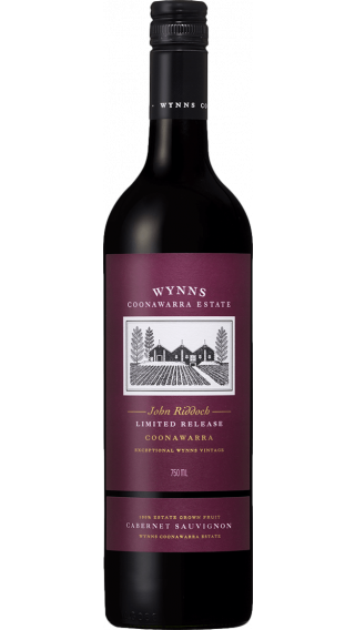 Bottle of Wynns Coonawarra Estate John Riddoch Cabernet Sauvignon 2016 wine 750 ml