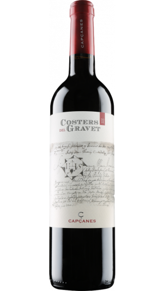 Bottle of Capcanes Costers del Gravet 2015 wine 750 ml