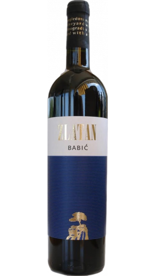 Bottle of Zlatan Otok Babic 2013 wine 750 ml