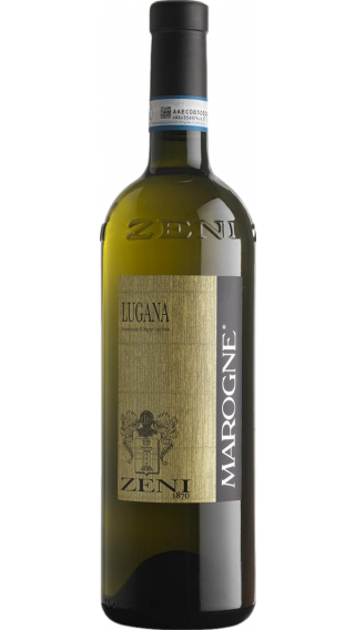 Bottle of Zeni Lugana Marogne 2021 wine 750 ml