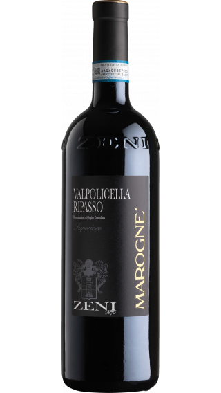 Bottle of Zeni Marogne Valpolicella Superiore Ripasso 2019 wine 750 ml