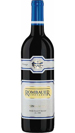 Bottle of Rombauer Vineyards Zinfandel 2017 wine 750 ml
