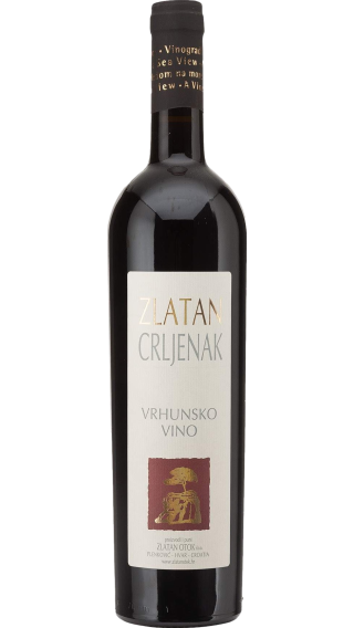 Bottle of Zlatan Otok Crljenak Zinfandel 2019 wine 750 ml