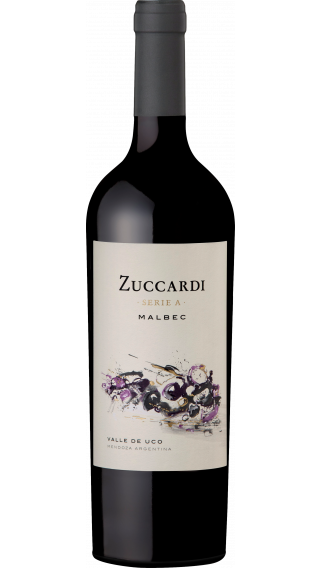 Bottle of Zuccardi Serie A Malbec 2018 wine 750 ml