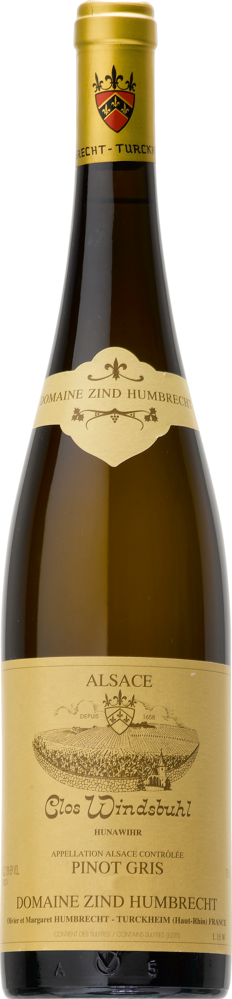 Domaine Zind-Humbrecht Pinot Gris Clos Windsbuhl 2015 Domaine Zind-Humbrecht 8wines DACH