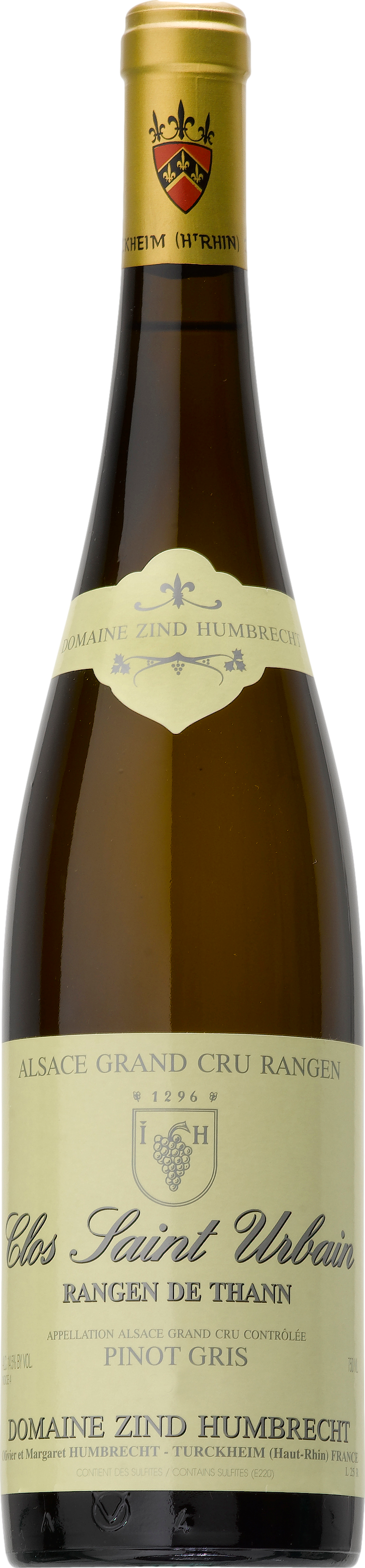 CR 1 günstig Kaufen-Domaine Zind-Humbrecht Pinot Gris Grand Cru Rangen de Thann Clos Saint Urbain 2016. Domaine Zind-Humbrecht Pinot Gris Grand Cru Rangen de Thann Clos Saint Urbain 2016 . 