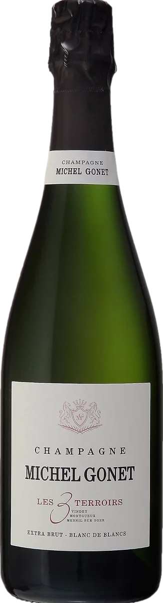 Brut günstig Kaufen-Champagne Michel Gonet Les 3 Terroirs Blanc de Blancs Grand Cru Extra Brut 2018. Champagne Michel Gonet Les 3 Terroirs Blanc de Blancs Grand Cru Extra Brut 2018 . 
